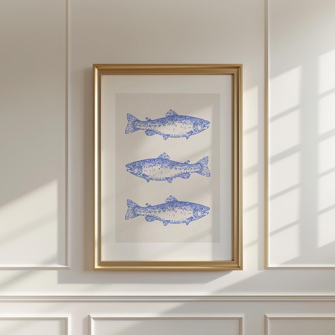 Catch Of The Day Vertical Coastal Art Print