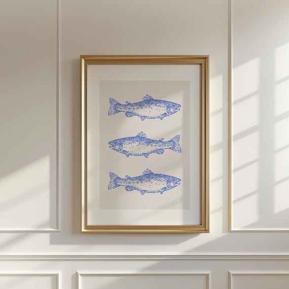 Catch Of The Day Vertical Coastal Art Print