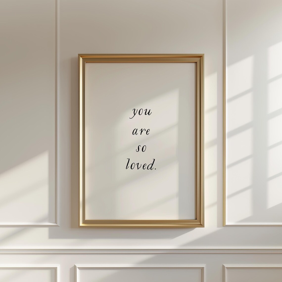 You Are So Loved Art Print, Minimalist Decor - Image 2