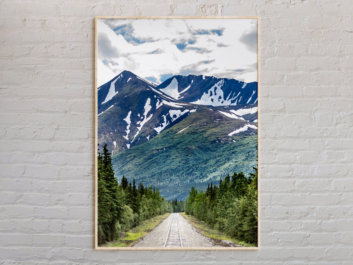 Real Photo Alaska Print Alaska Wall Art Alaska Poster Alaska Photo Alaska Poster Print Alaska Wall Decor United States Print