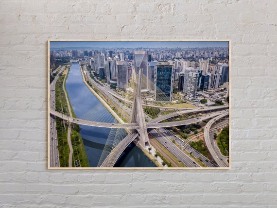 Real Photo So Paulo Print So Paulo Wall Art So Paulo Poster So Paulo Photo So Paulo Poster Print So Paulo Decor Brazil