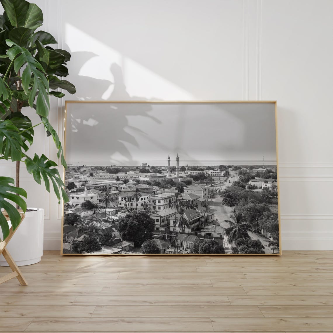 Black And White The Gambia Print The Gambia Wall Art The Gambia Poster The Gambia Photo The Gambia Poster Print The Gambia Wall Decor - Image 2