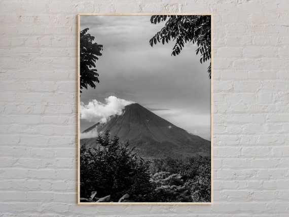 Black And White Nicaragua Print Wall Art Poster Photonicaragua Decor