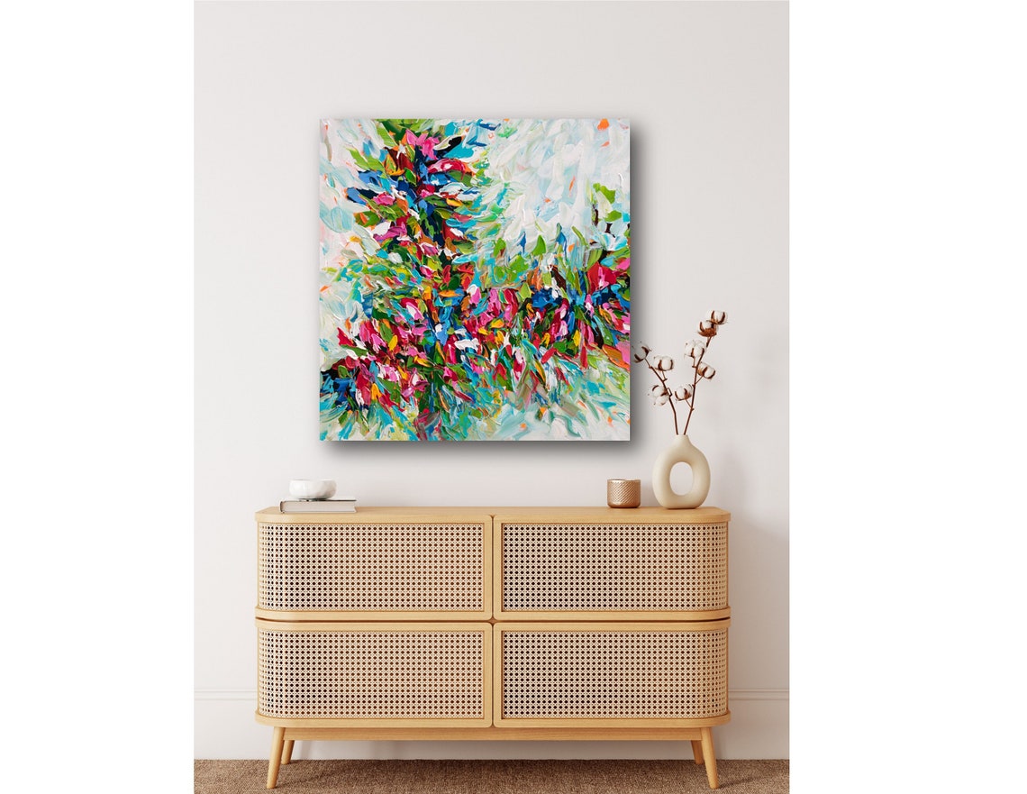 Abstract Butterfly Wall Art Print - Image 2