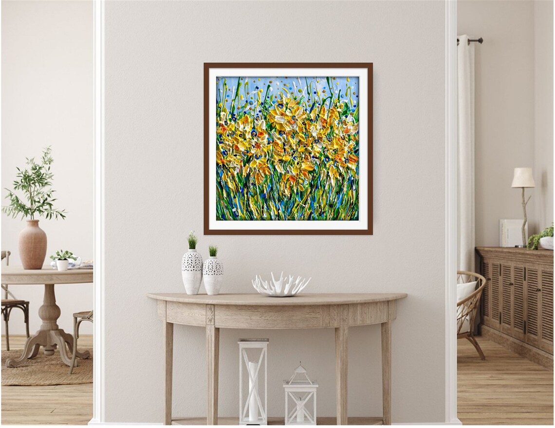 Daffodils Spring Wall Art Print - Image 3