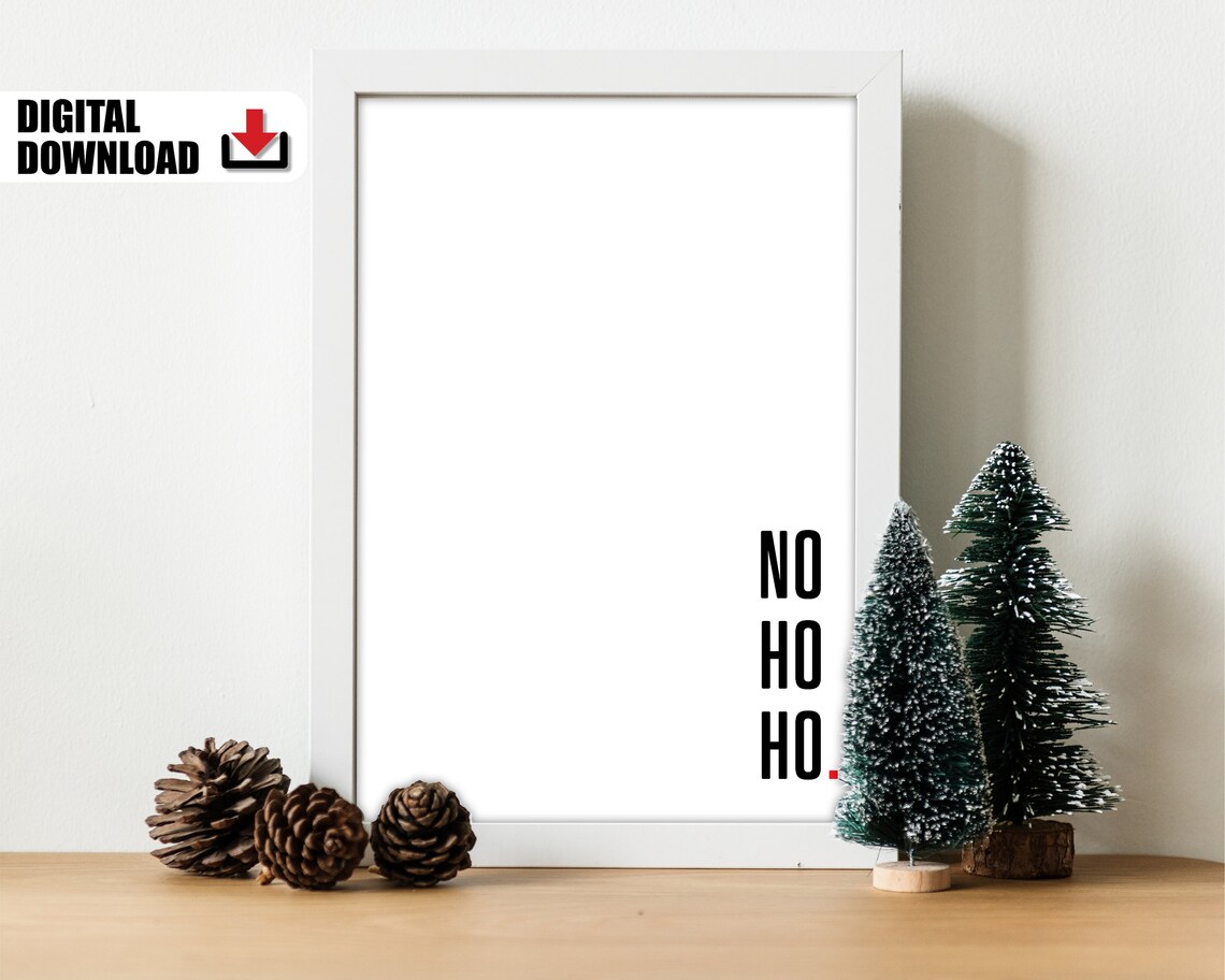Sarcastic Holiday Humour Poster Rude Christmas Sayings Teen Room Decor Wall Art Festive Office Print Secret Santa Gift - Image 2