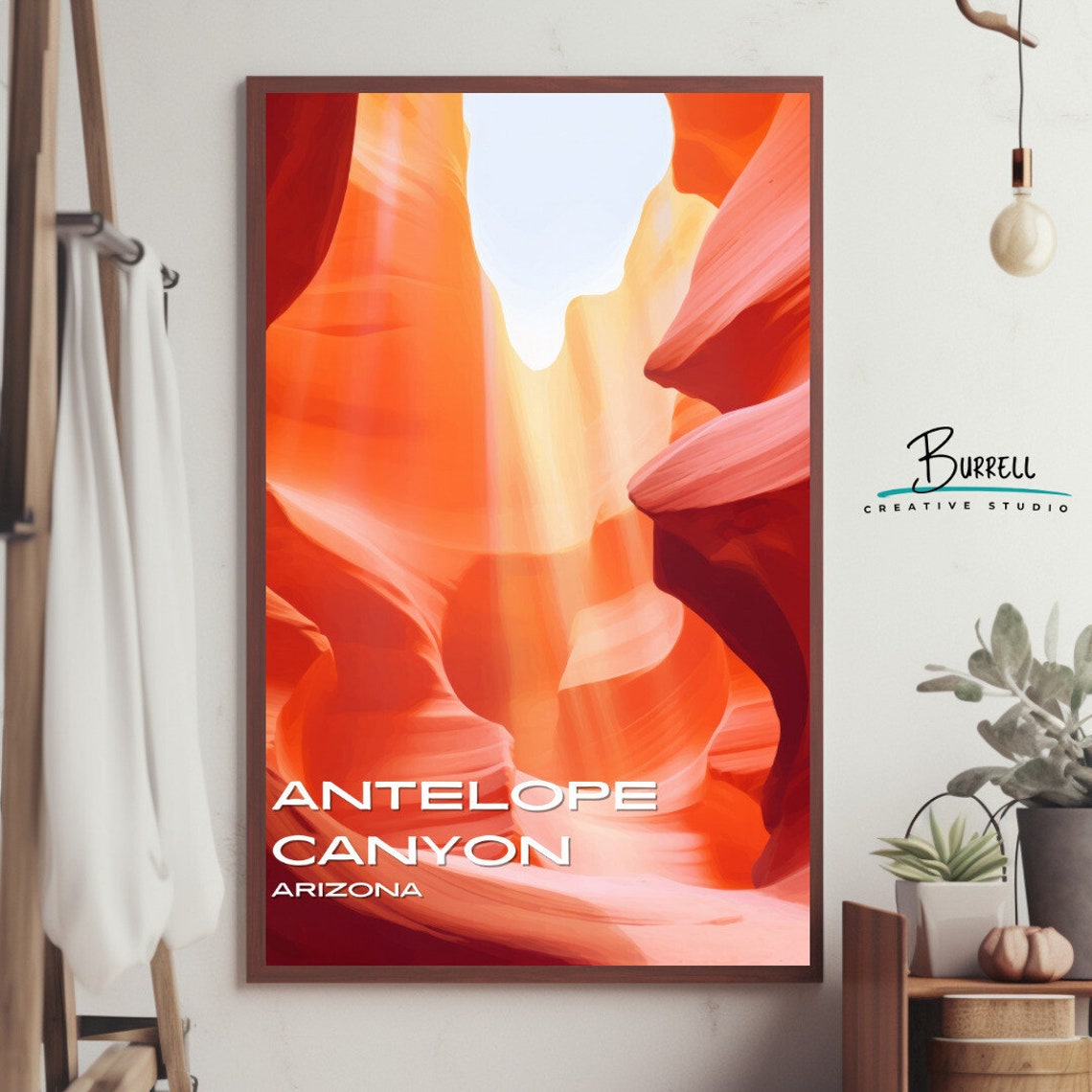 Lechee Arizona Antelope Canyon National Parks Wall Art Poster Print - Image 4