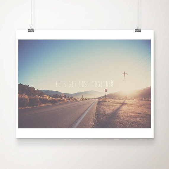 Road Trip Print Desert Adventure Photograph 14x11