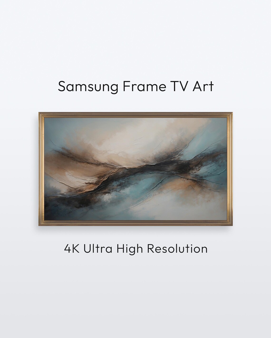 Samsung Frame TV Abstract Image, Minimalist Art