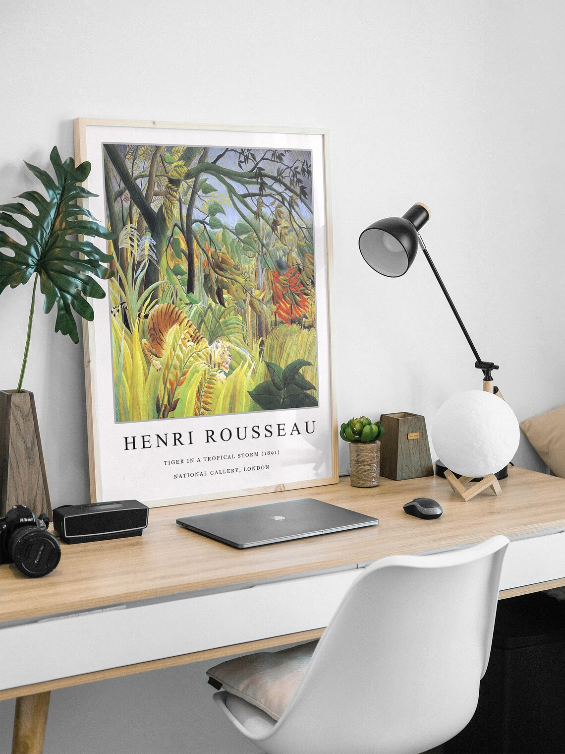 Henri Rousseau Tiger In A Tropical Storm Poster - Image 2
