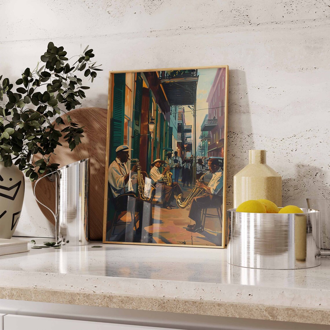 Jazz Music Retro Poster, Music Lover Gift - Image 2
