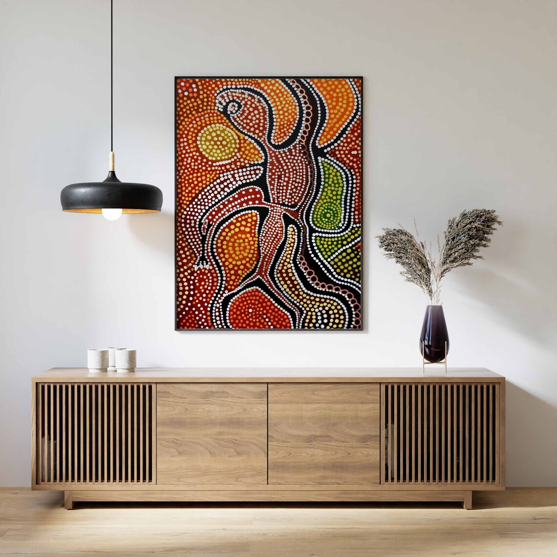 Aboriginal Cultural Wall Art Poster, Australian Print - Image 3