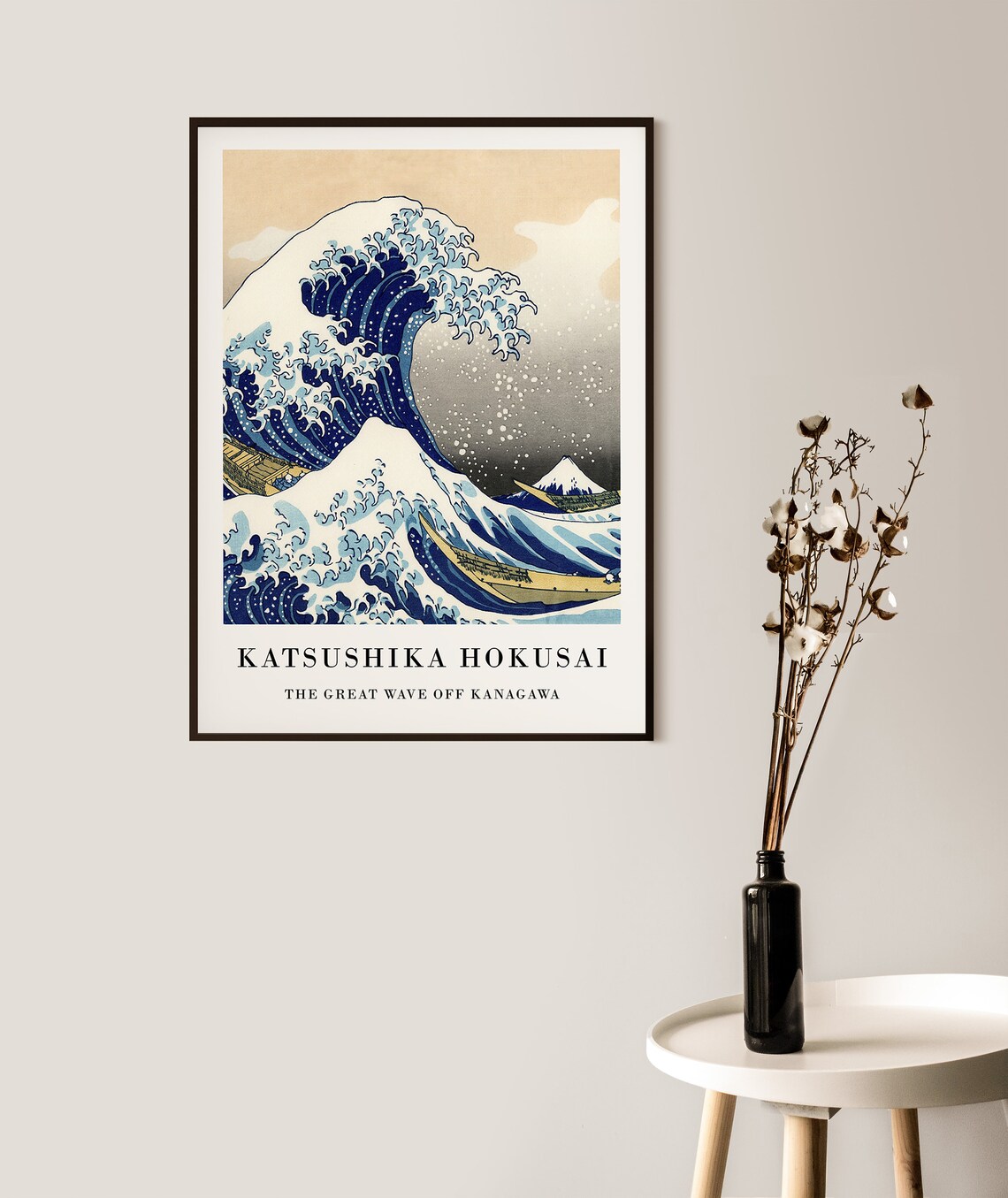 Katsushika Hokusai Great Wave Japanese Art Print - Image 2