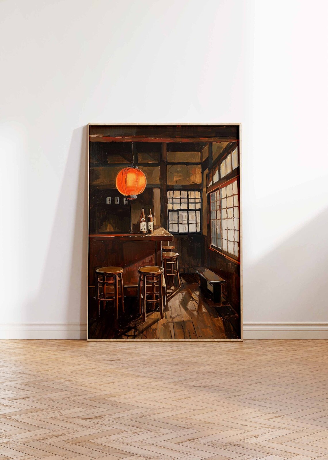Japanese Izakaya Bar Poster Tokyo Bar Art Japanese Poster Tokyo Print Cocktail Bar Poster Asian Bar Scene Poster Japanese Decor - Image 2