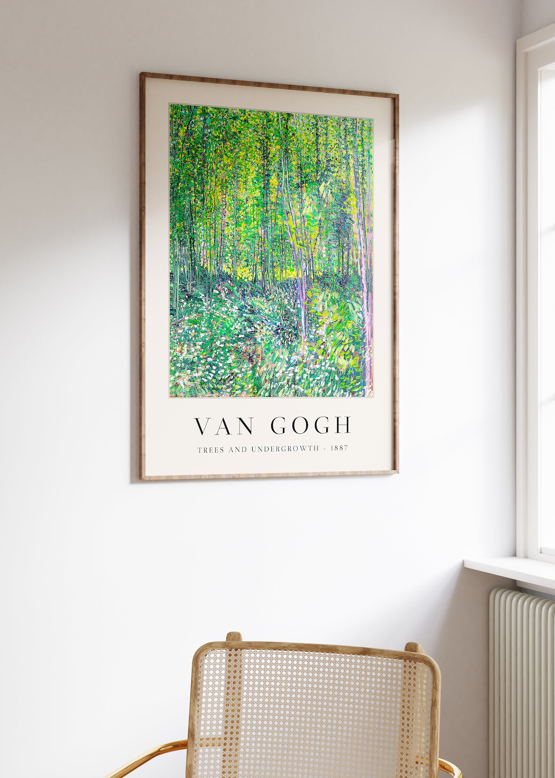 Van Gogh Trees And Undergrowth Art Print - Image 2