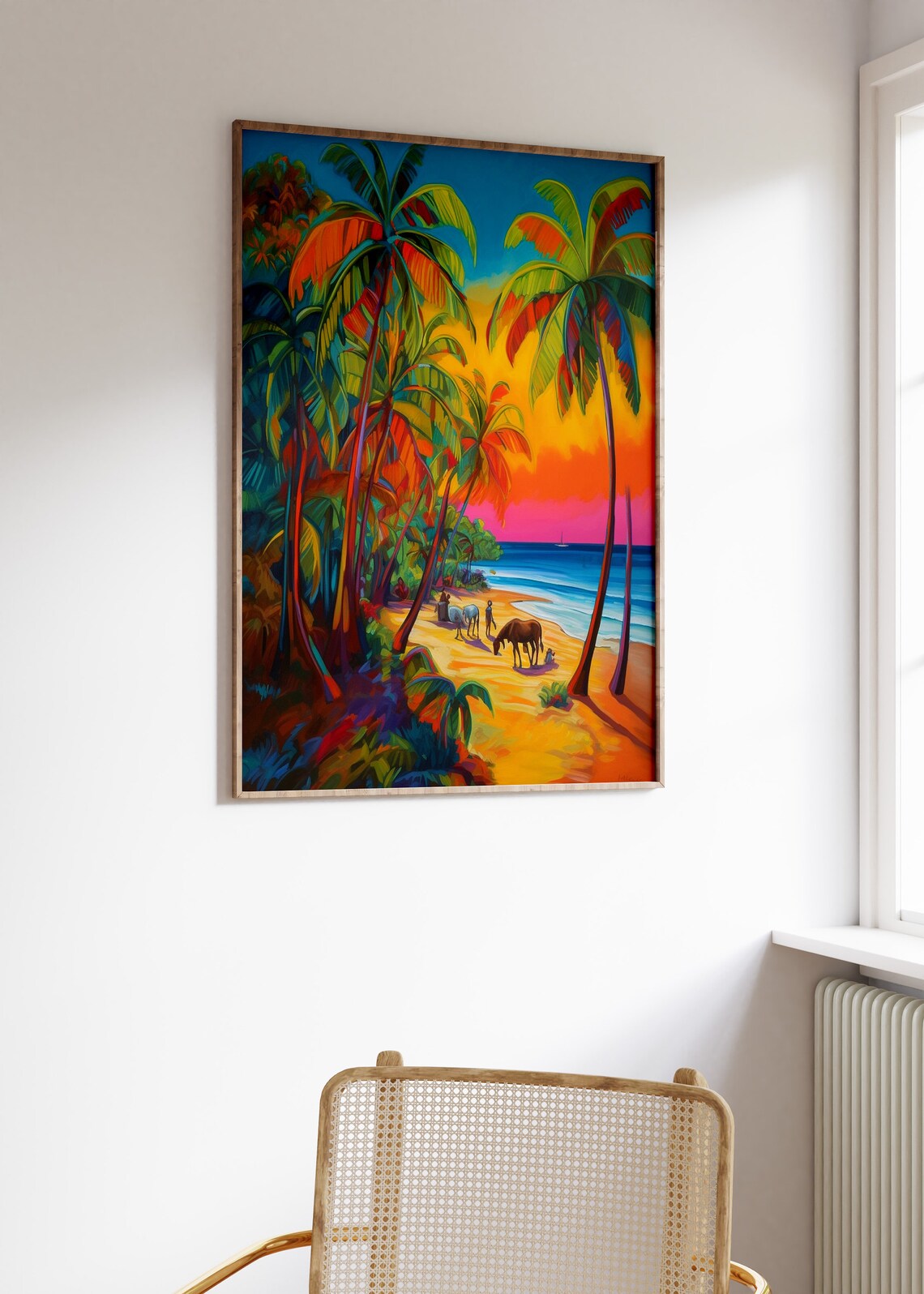 Caribbean Tropical Wall Art Print - Image 3