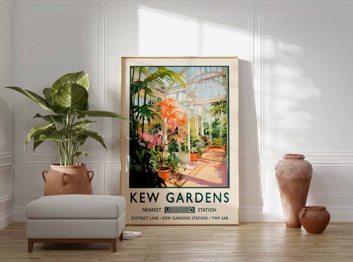 Kew Gardens Botanical Gardens Wall Art Print - Image 3