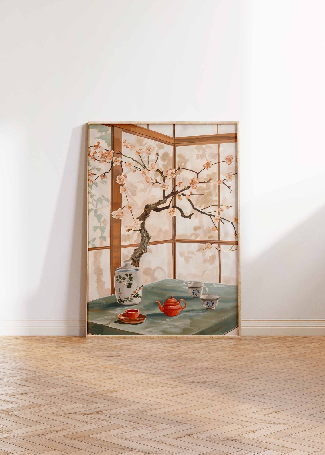 Traditional Japanese Tea House Poster Japanese Art Print Japanese Food Poster Asian Decor Traditional Japanese Art Oriental Print - Image 2
