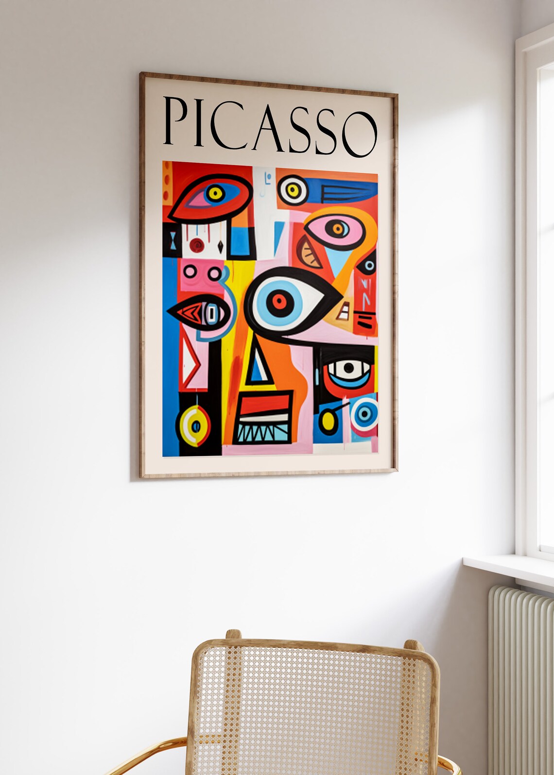 Picasso Abstract Faces Retro Abstract Art Print - Image 2