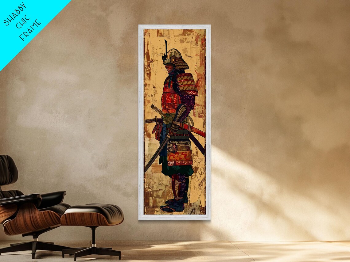 Samurai Warrior Ukiyo-E Japanese Armor Art Print - Image 6
