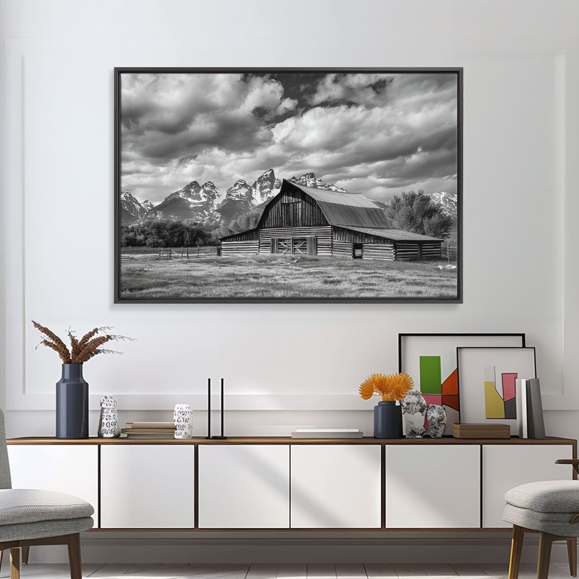 Old Barn Rustic Homestead Vintage Wall Art Print - Image 3