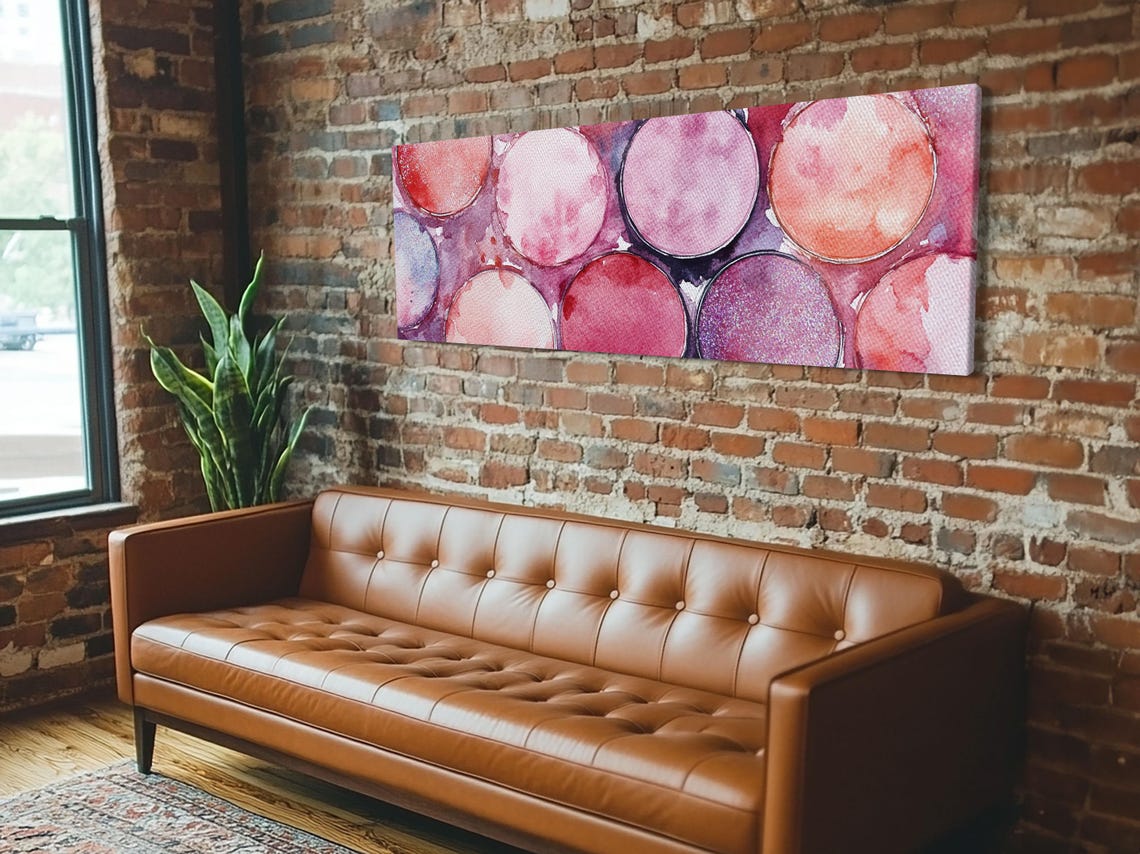Glitter Eyeshadow Art Print Makeup Lover Decor Light Pink Abstract Wall Art Bedroom Aesthetic Makeup Room Glamorous Artwork - Image 6