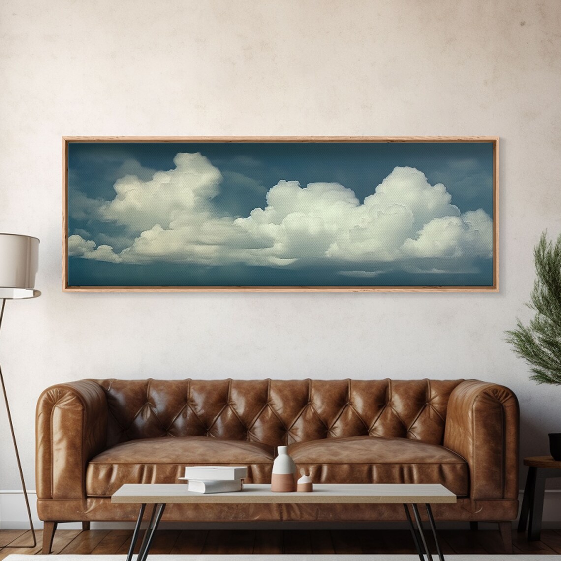 Clouds on a Blue Sky, Large Panoramic Art Print - Image 5