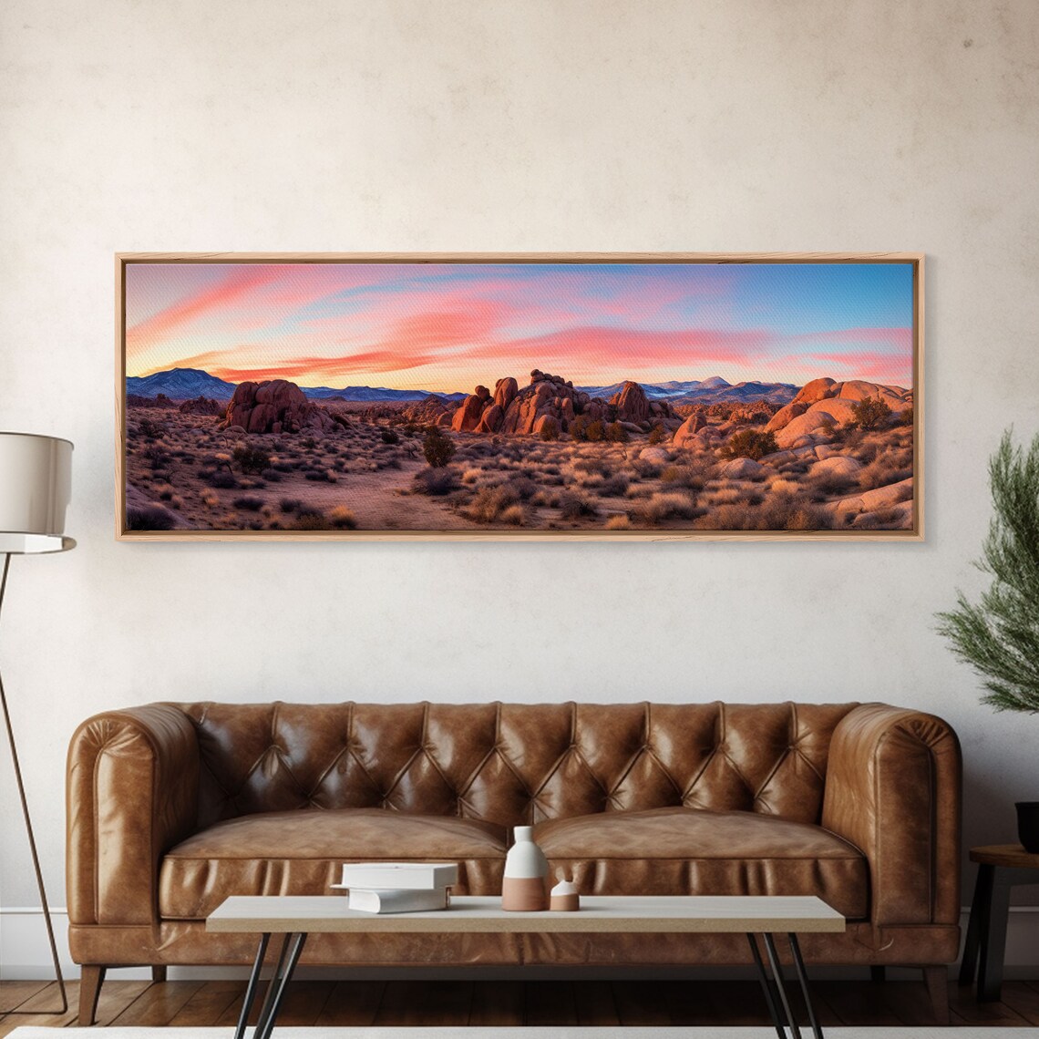 Joshua Tree National Park Panoramic Travel Poster