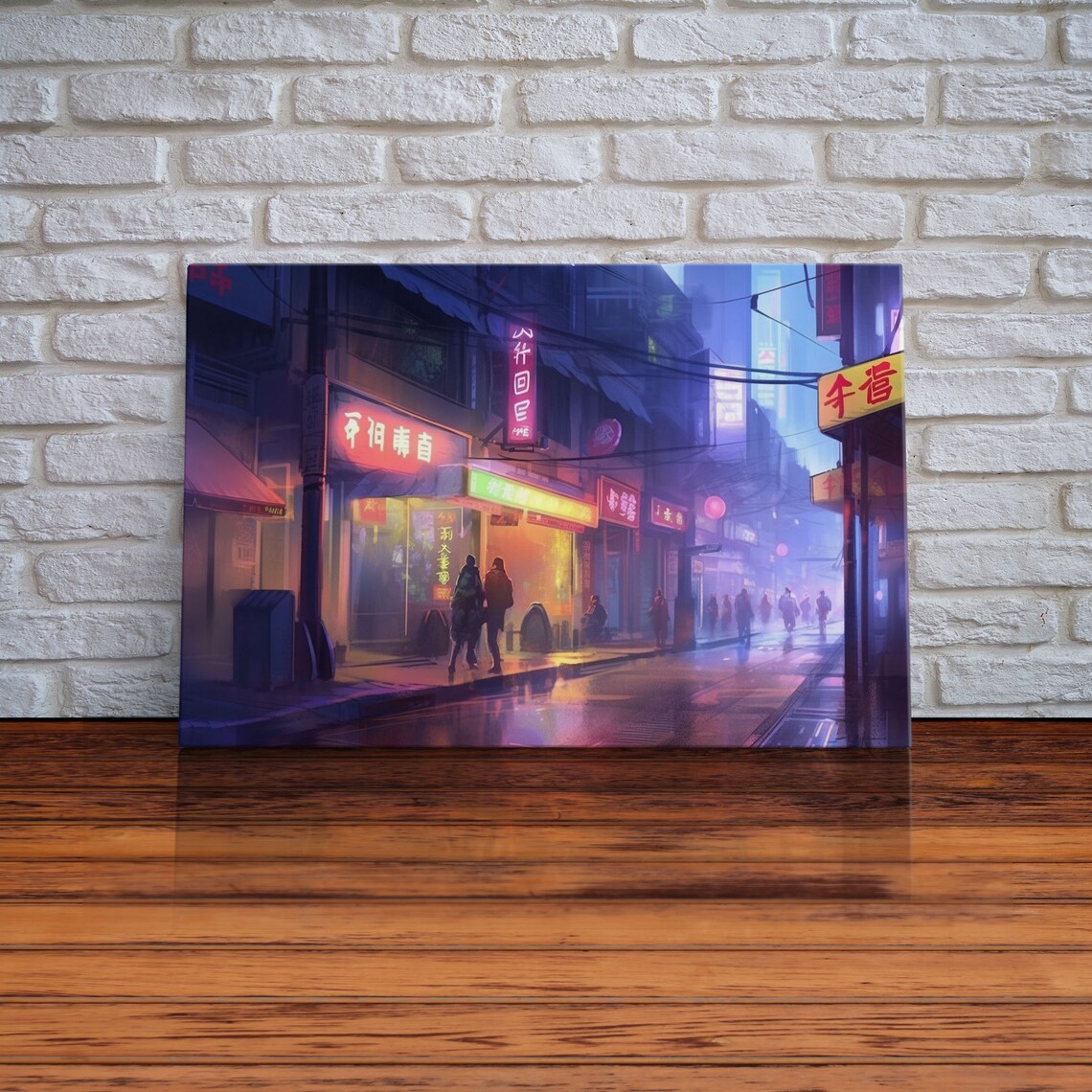 Retro Tokyo Vaporwave Travel Poster, Guest Room - Image 2