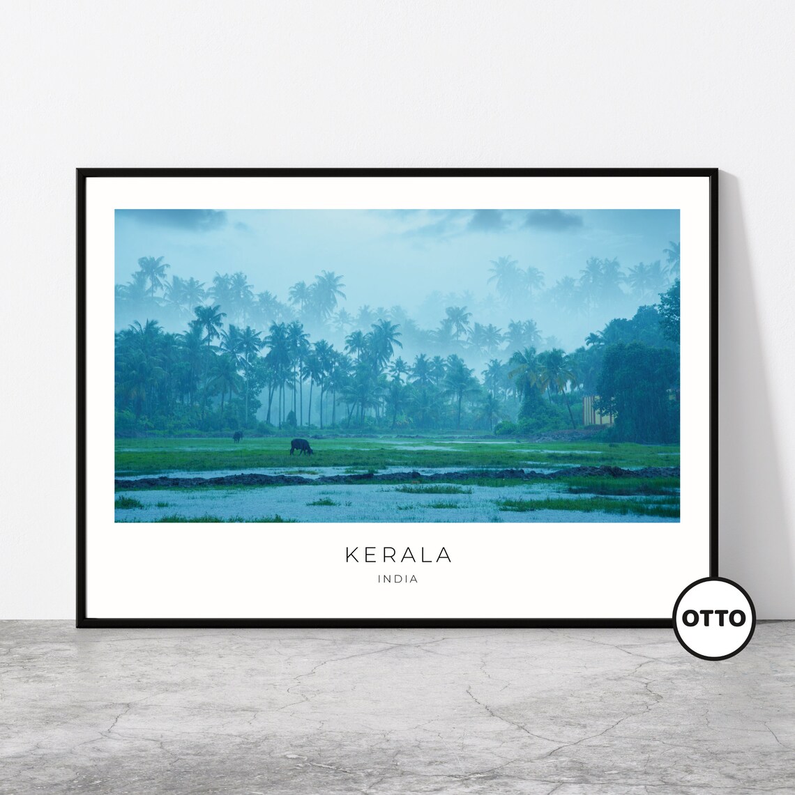 Kerala Wall Art Kerala Home Decor Print Monsoon Season Art Travel Poster Artful Photo Travel Gift Memento Idea India