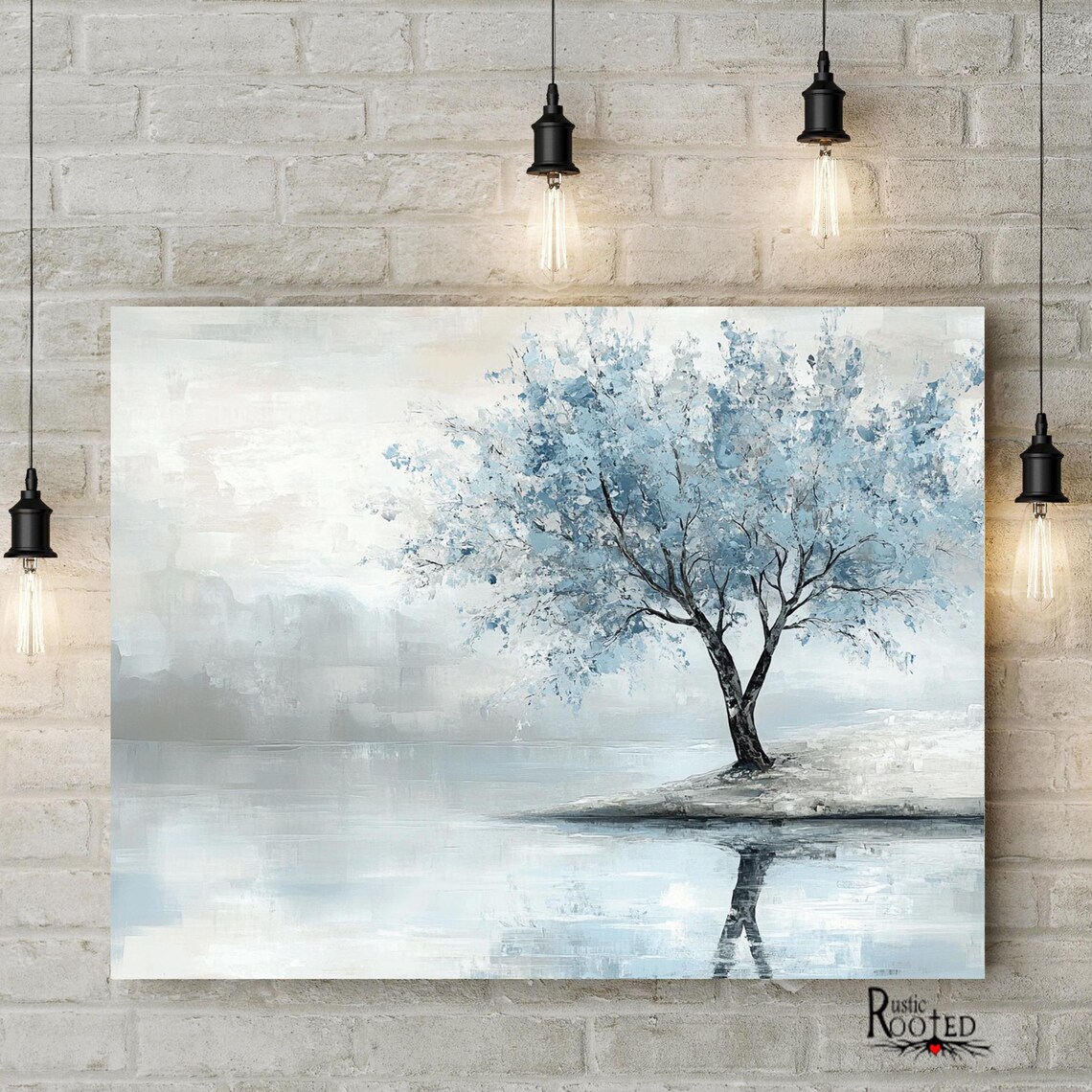 Abstract Tree Artwork, Modern Farmhouse Art Print - Image 2