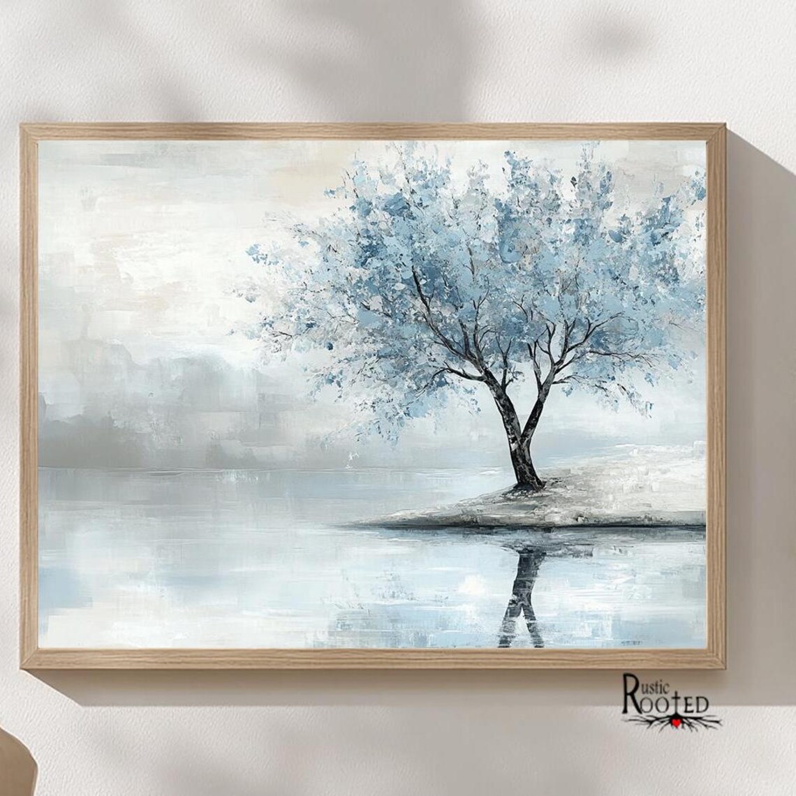 Abstract Tree Artwork, Modern Farmhouse Art Print