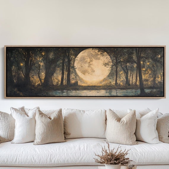 Full Moon Forest - Mystical Landscape