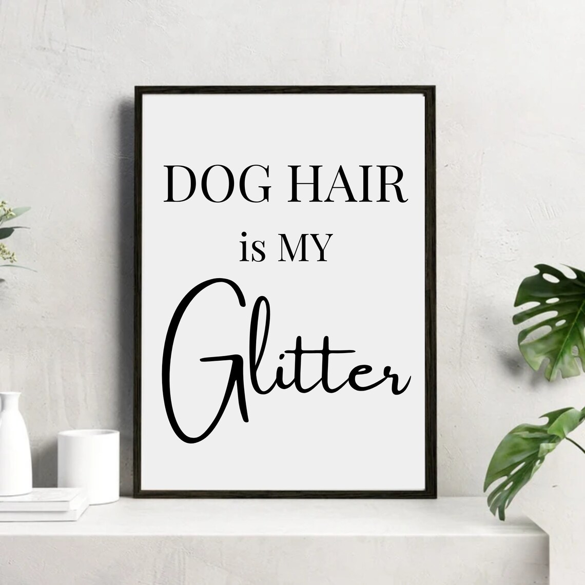 Dog Grooming Salon Wall Art Print, Pet Groomer Decor