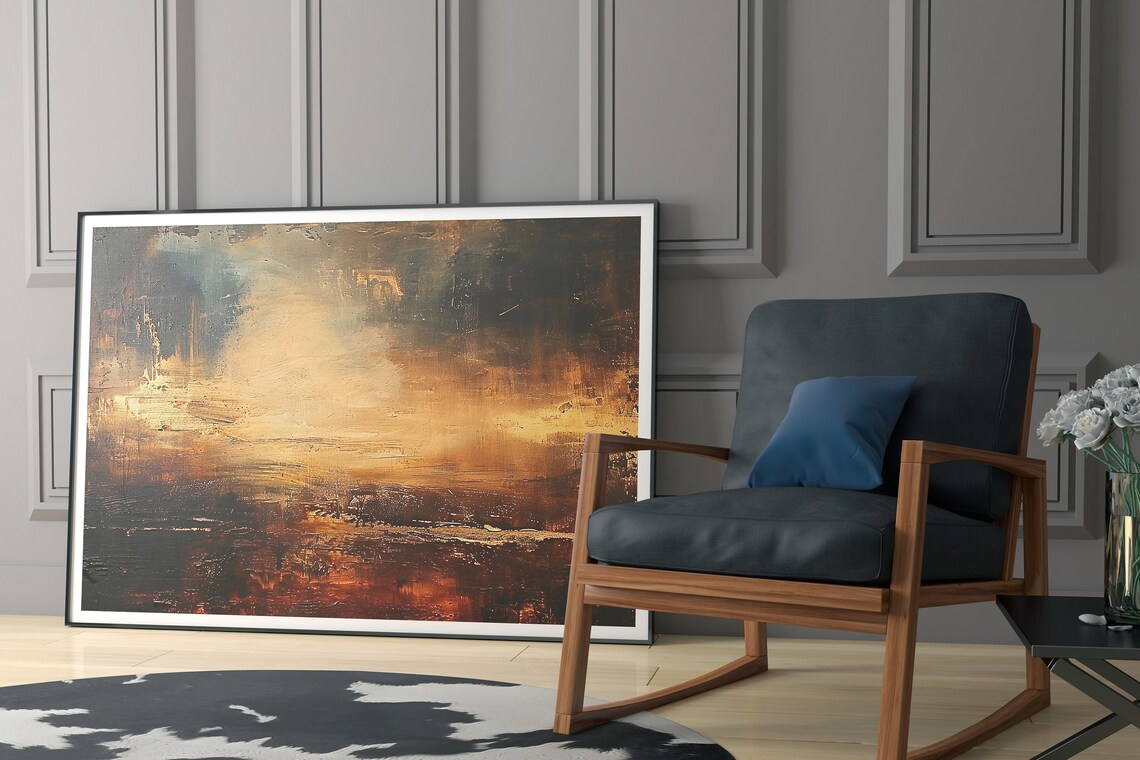 Abstract Print, Minimalist Exhibition Poster - Image 2