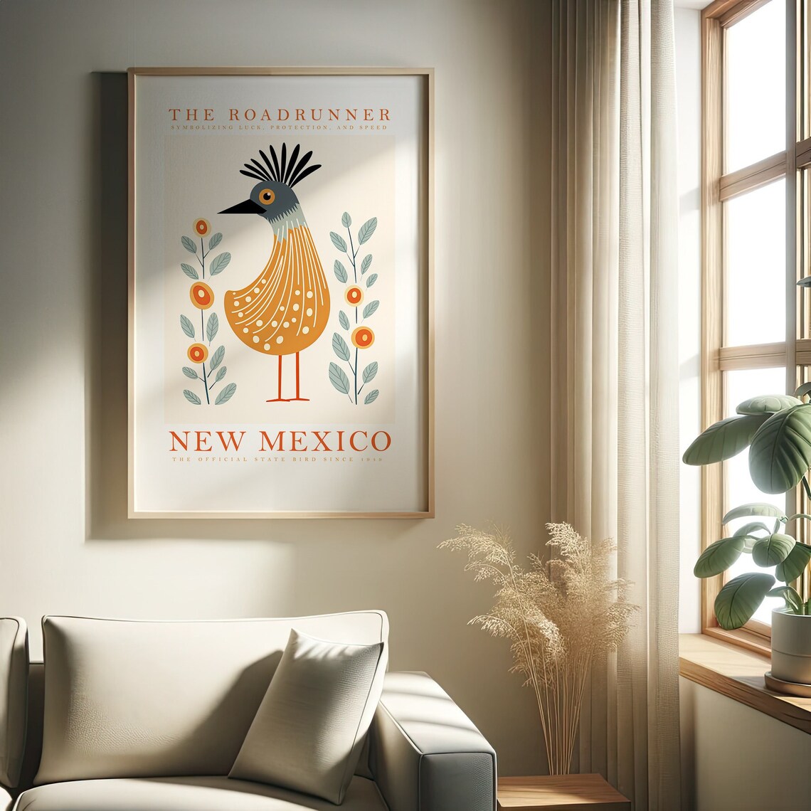 New Mexico State Bird Roadrunner Art Print
