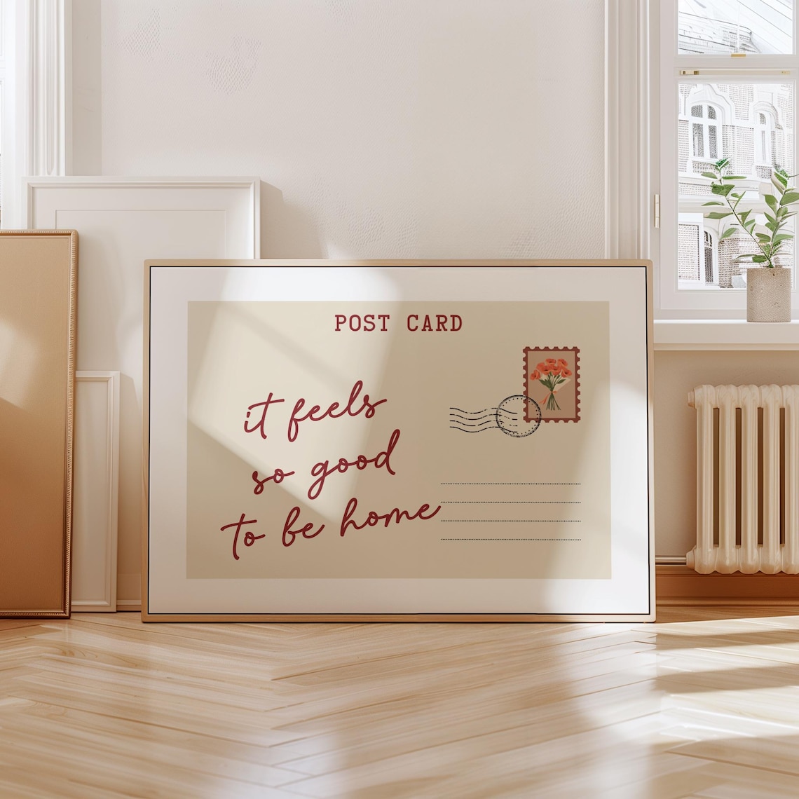 It Feels So Good To Be Home Vintage Poster