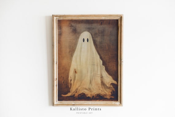 Spooky And Pumpkins Art Print, Classic Halloween