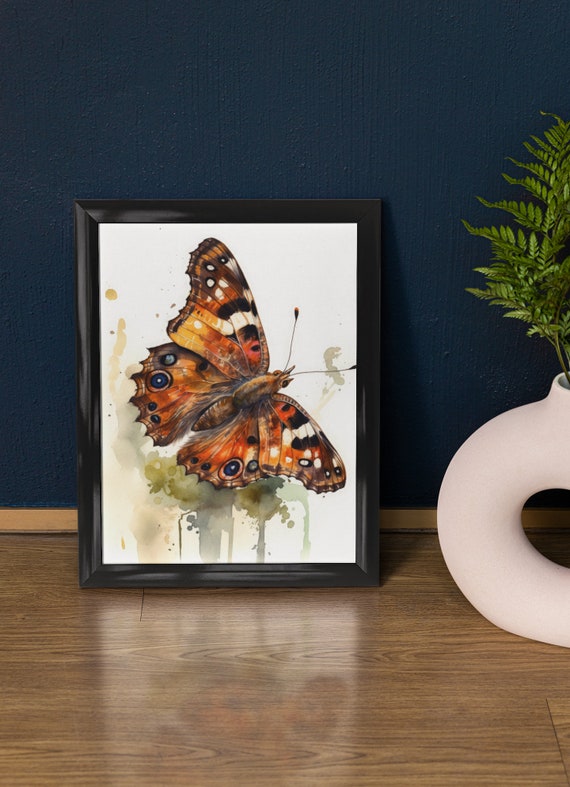Satyr Butterfly Art Print Butterfly Home Dcor Watercolor Butterfly Painting Insect Wall Art Nature Lover Butterflies Artwork