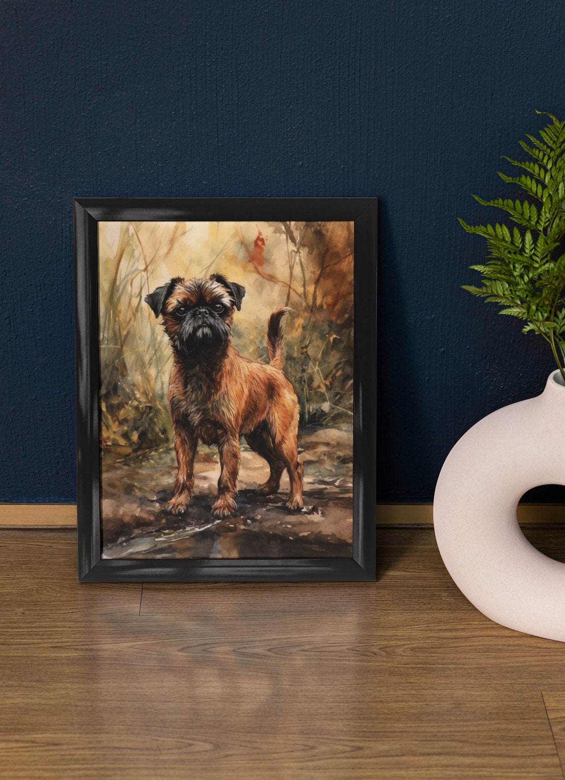 Brussels Griffon Dog Art Print Dog Wall Art Animal Art Print Animal Art Poster Dog Lover Gift Colorful Animal Wall Art Cool Dog Art