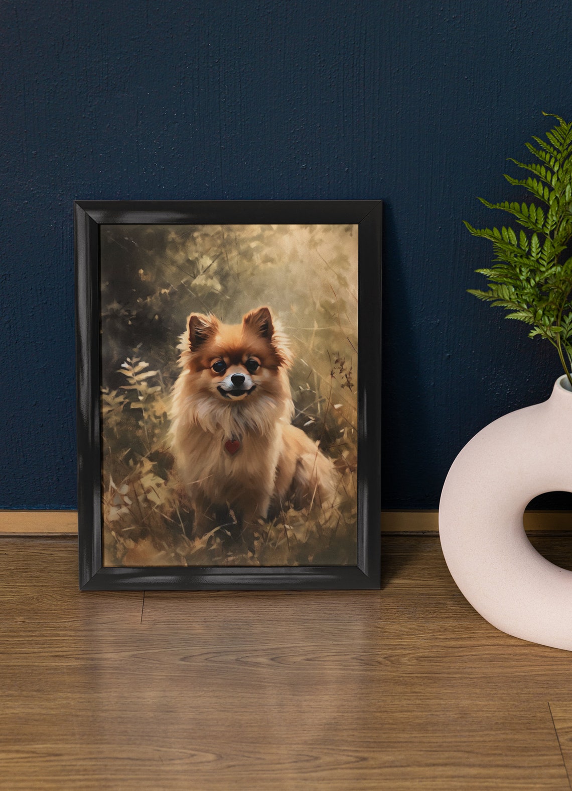 Pomeranian Dog Art Print Dog Wall Art Animal Art Print Animal Art Poster Dog Lover Gift Colorful Animal Wall Art Cool Dog Art