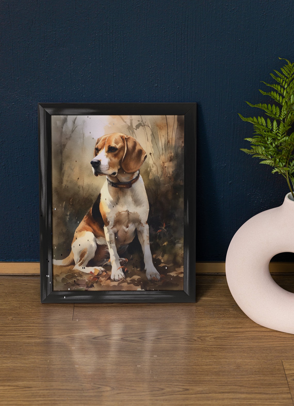Beagle Dog Art Print Dog Wall Art Animal Art Print Animal Art Poster Dog Lover Gift Colorful Animal Wall Art Cool Dog Art