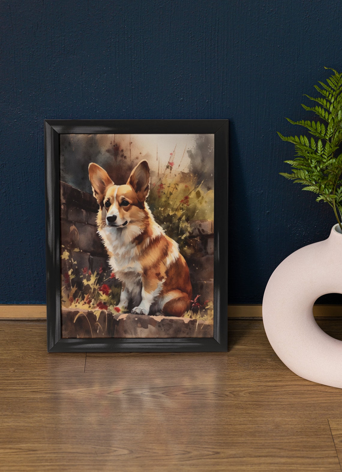 Pembroke Welsh Corgi Dog Art Print Dog Wall Art Animal Art Print Animal Art Poster Dog Lover Gift Colorful Animal Wall Art Cool Dog