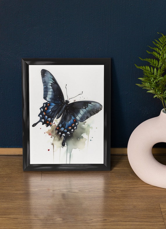 Swallowtail Butterfly Art Print Butterfly Home Dcor Watercolor Butterfly Painting Insect Wall Art Nature Lover Butterflies Artwork