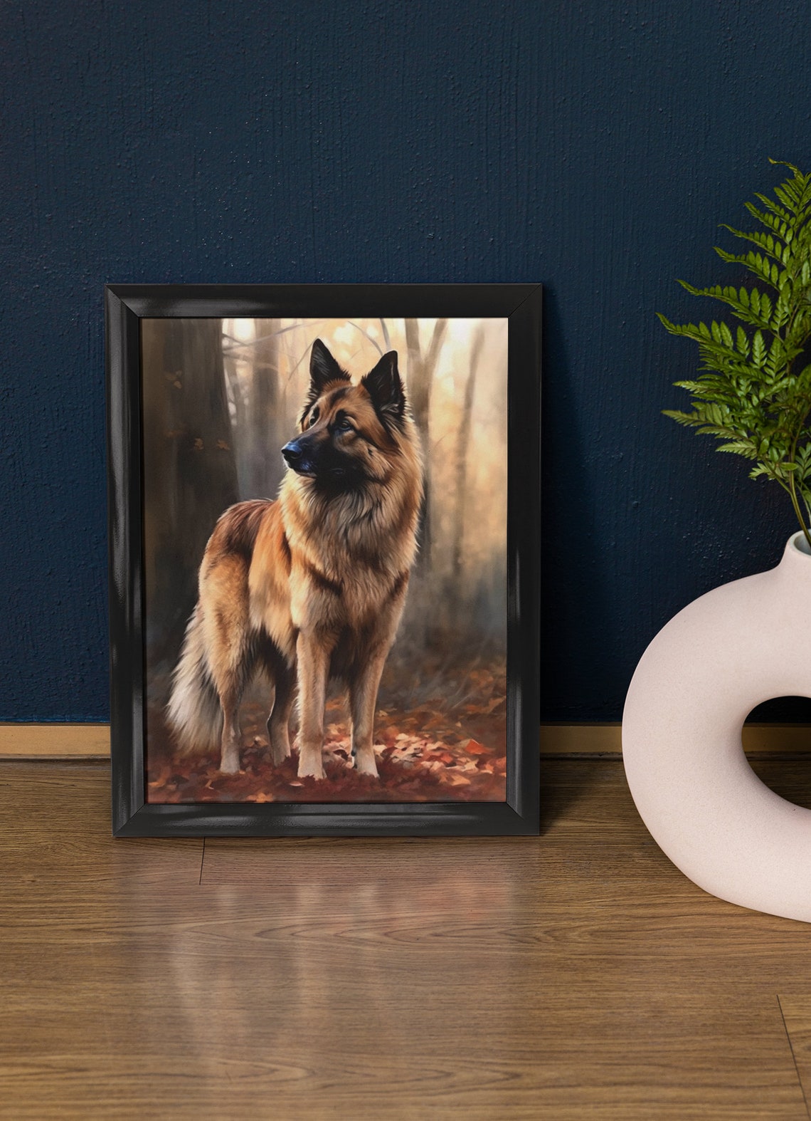 Belgian Tervuren Dog Art Print Dog Wall Art Animal Art Print Animal Art Poster Dog Lover Gift Colorful Animal Wall Art Cool Dog Art