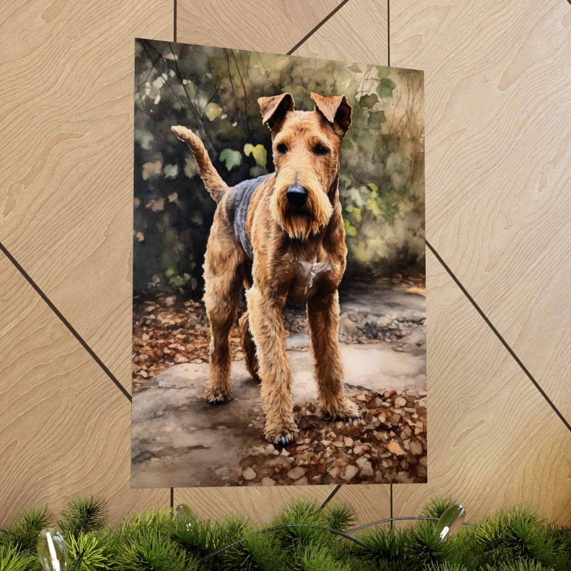 Lakeland Terrier Dog Art Print Dog Wall Art Animal Art Print Animal Art Poster Dog Lover Gift Colorful Animal Wall Art Cool Dog Art - Image 2
