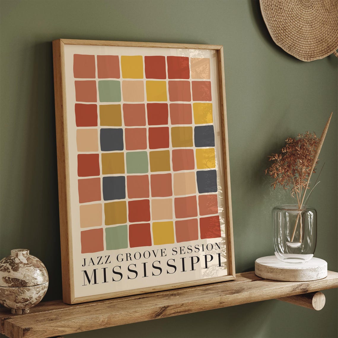Jazz Groove Session Print Mississippi Music Poster Retro Wall Art Jazz Lovers Gift Music Festival Art Gift For Musicians 2025 Print