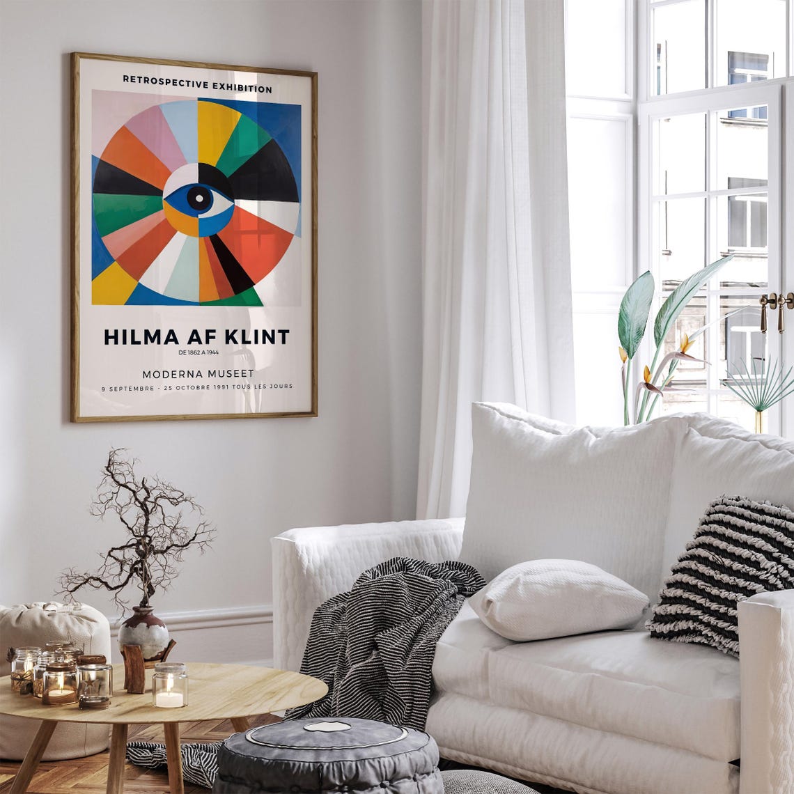 Hilma af Klint 1991 Retrospective Moderna Museet Exhibition Poster - Image 6