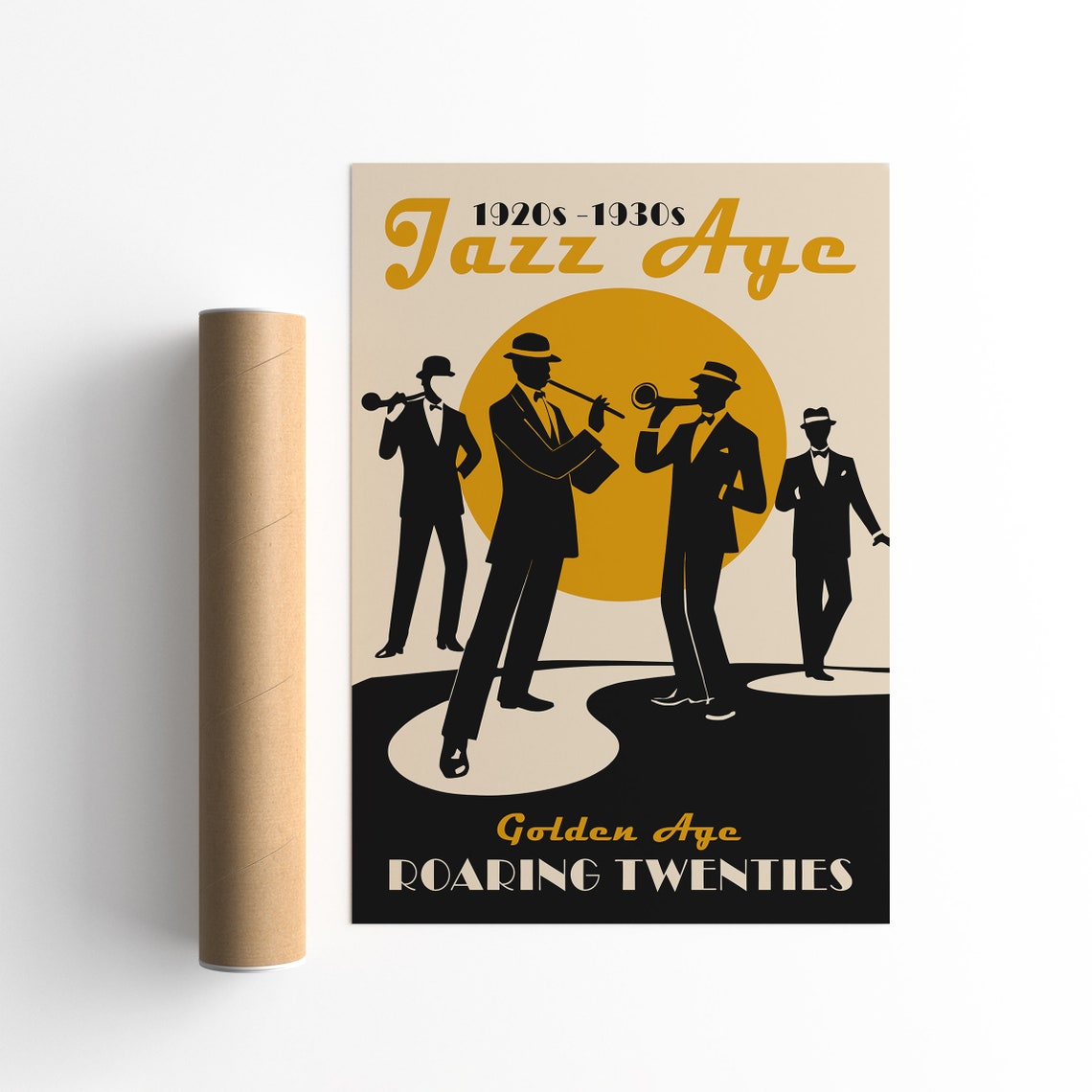 Jazz Age 1920s Golden Age Roaring Twenties Jazz Music Poster - Image 3
