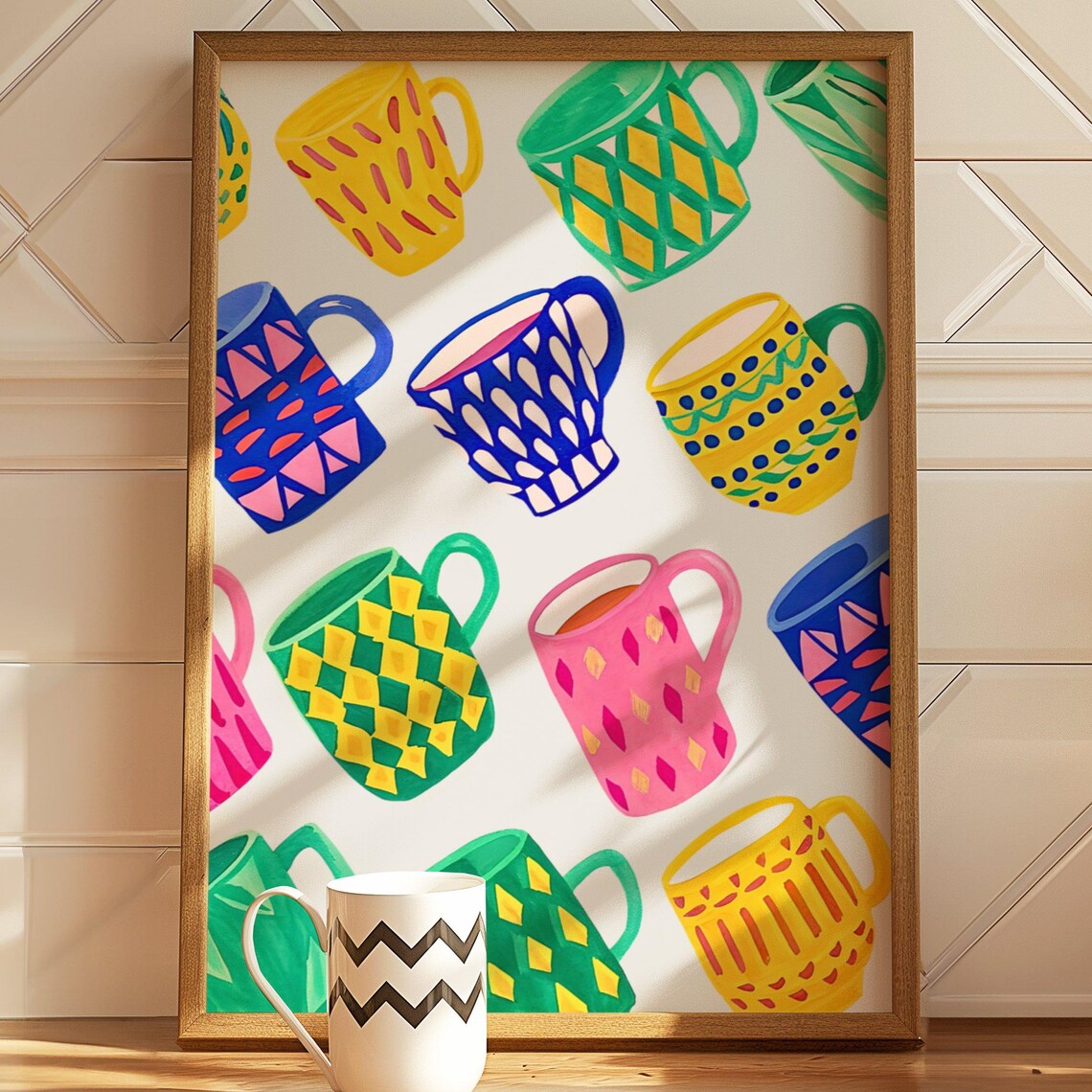 Coffee Cart Poster, Bar Lover Kitchen Wall Art